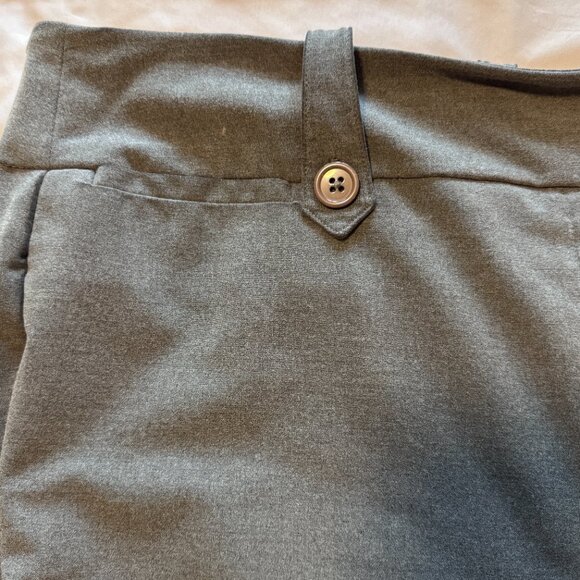 Rekucci Charcoal Bootcut Dress Pants with Tummy Control VGUC Sz 16 / 32" inseam - Picture 2 of 10